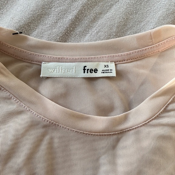 Aritzia sheer long sleeved-top - Picture 2 of 2